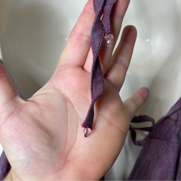 Anikena by AZULIK Azurita Dress in metallic purple One Size unique - Picture 5 of 8